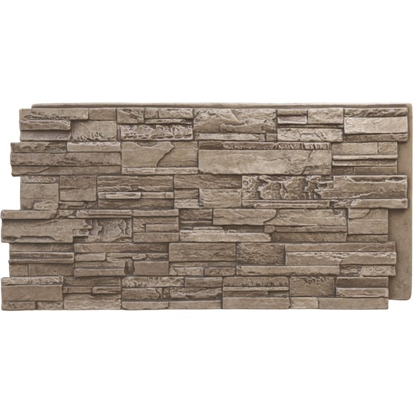 Ekena Millwork Cascade Stacked Stone, StoneWall Faux Stone Siding Panel PNU24X48CASA - main